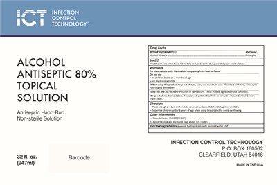 32 oz hand s ict.jpg 80% Alcohol v/v Purpose: Antiseptic - 32 oz hand s ict